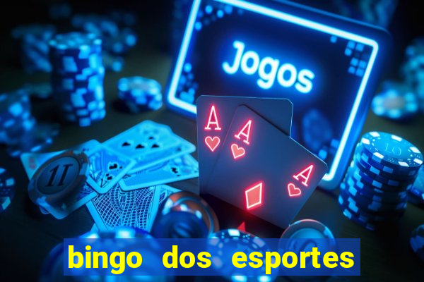 bingo dos esportes para imprimir